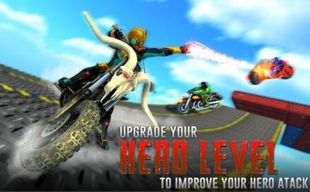 Bike Stunt Superhero Race 3D